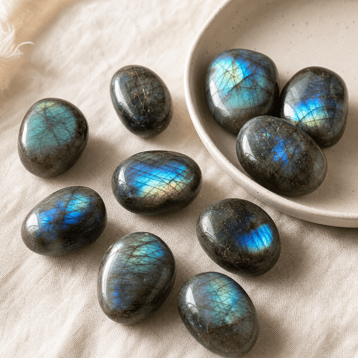 Labradorite Flash Tumbled Stone product photo